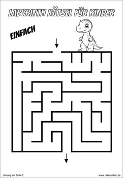 Labyrinth Kinder Rätsel einfach