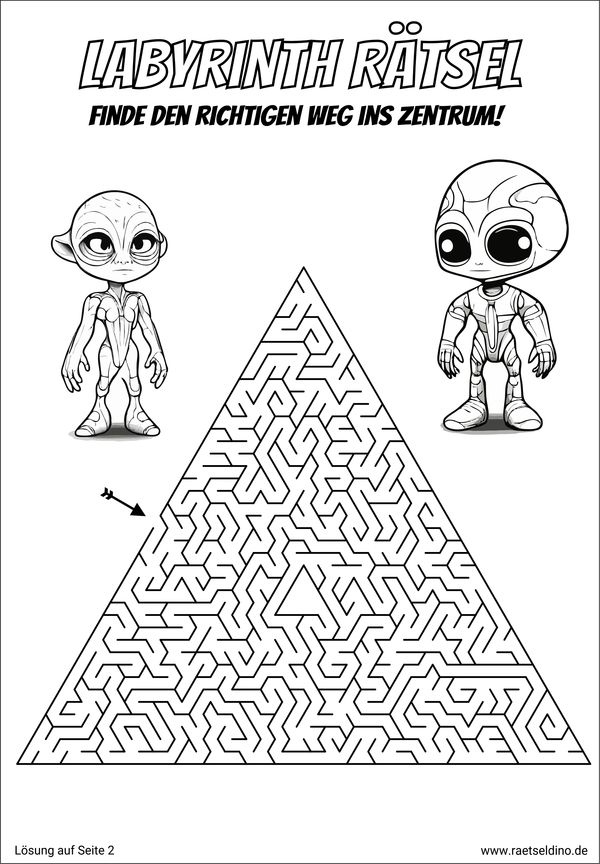 Labyrinth Rätsel Außerirdische